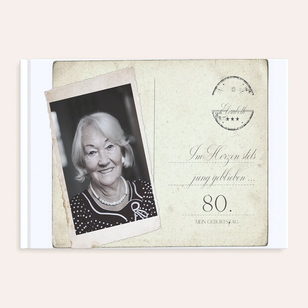 Fotobuch Geburtstag - Jung geblieben 80