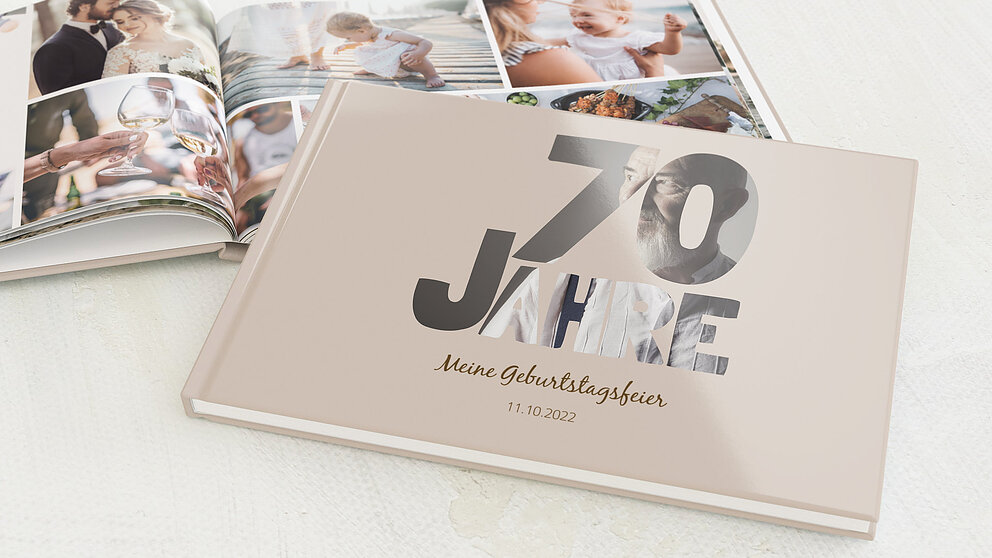 Fotobuch Geburtstag Stolze 70 Detail