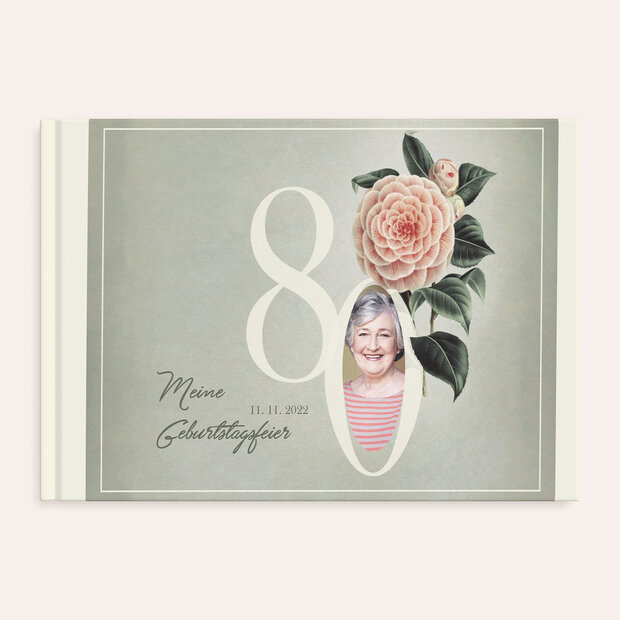 Fotobuch Geburtstag - Kamelie 80