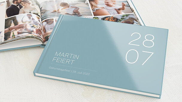 Fotobuch Geburtstag Runde Nummer 40 Detail
