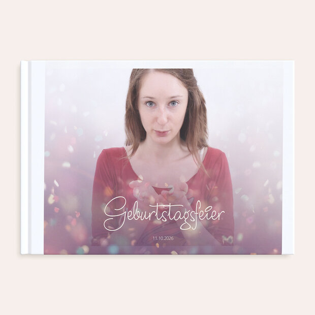 Fotobuch Geburtstag - Glitterregen