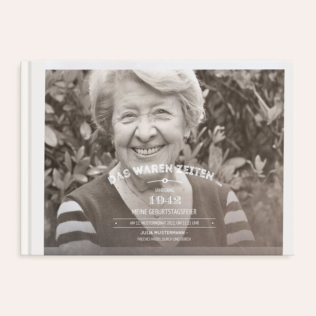 Fotobuch Geburtstag - Alte Zeiten 80