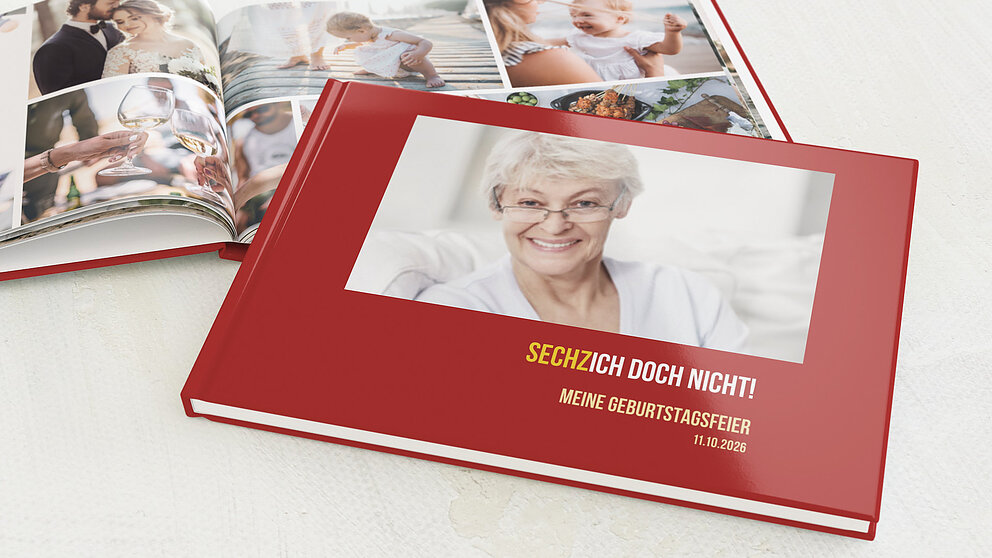 Fotobuch Geburtstag Sechzich Detail