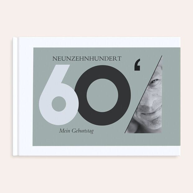 Fotobuch Geburtstag - Aufgerundet 60