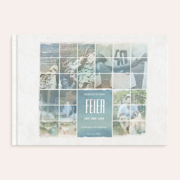 Fotobuch Geburtstag - Vintage Grid