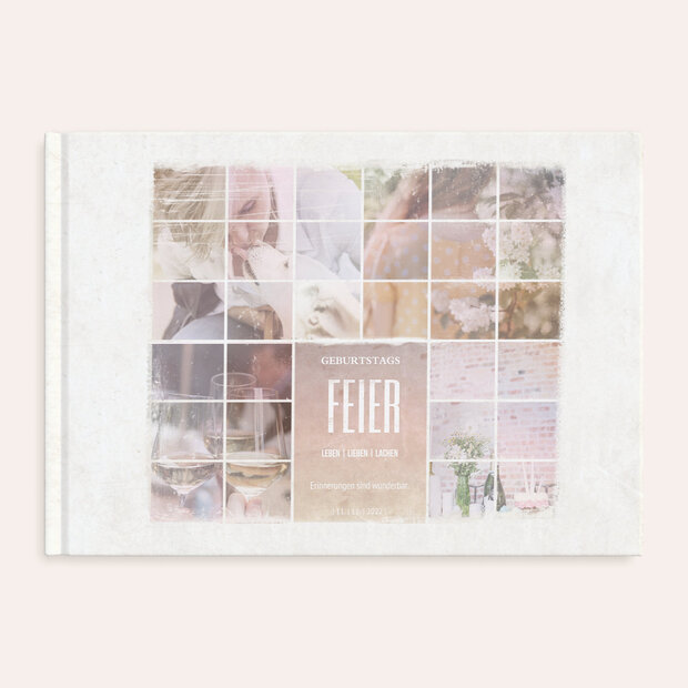 Fotobuch Geburtstag - Vintage Grid