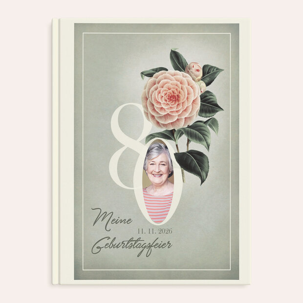 Fotobuch Geburtstag - Kamelie 80