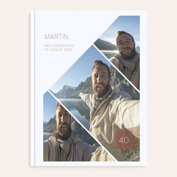 Fotobuch Geburtstag - Steil nach oben 40