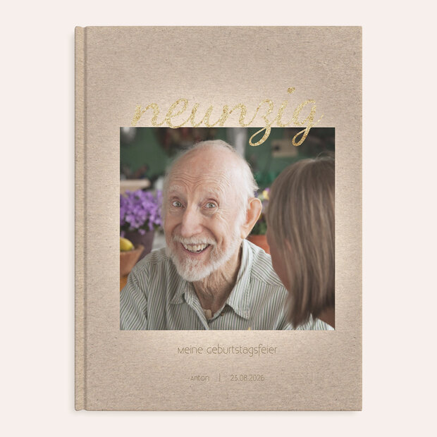 Fotobuch Geburtstag - Goldener Tag 90