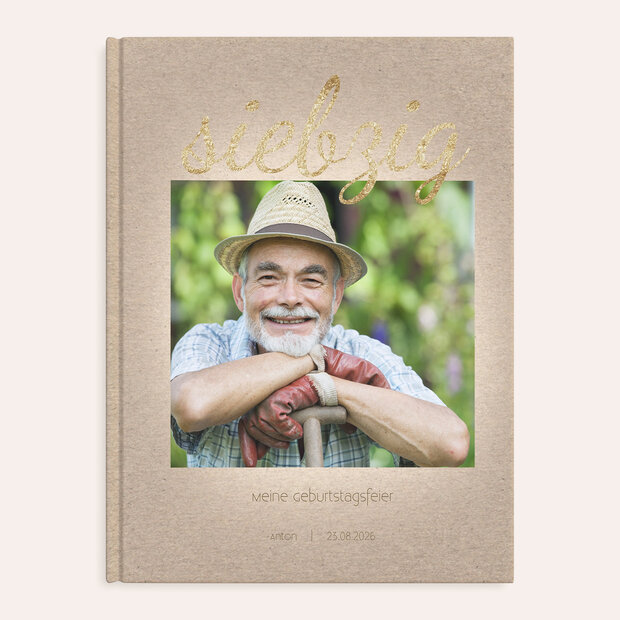 Fotobuch Geburtstag - Goldener Tag 70
