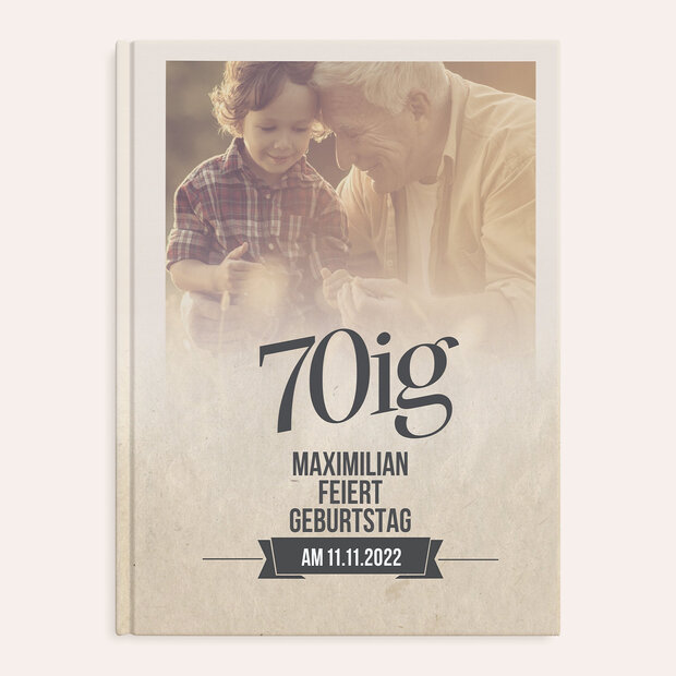 Fotobuch Geburtstag - Retrofeier 70