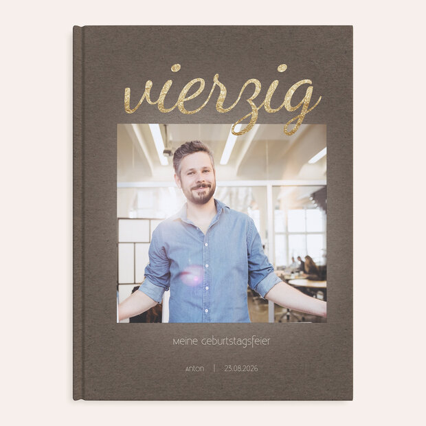 Fotobuch Geburtstag - Goldener Tag 40