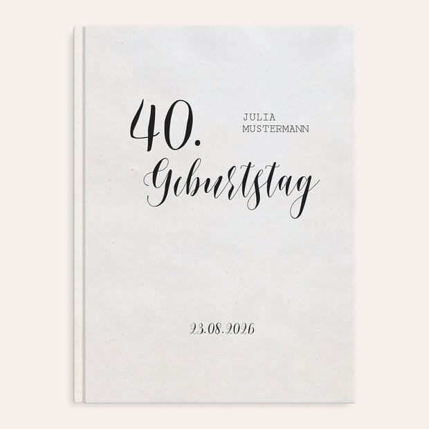 Fotobuch Geburtstag - Luftsprung Geburtstag 40