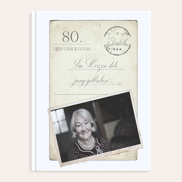 Fotobuch Geburtstag - Jung geblieben 80