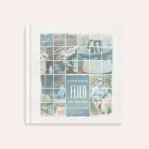 Fotobuch Geburtstag - Vintage Grid