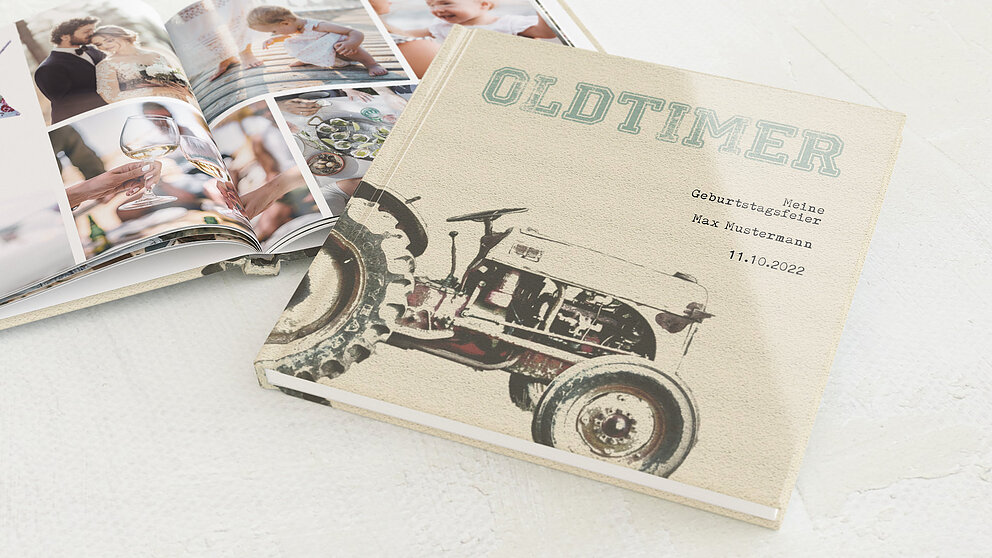Fotobuch Geburtstag Herr Der Maschine 60 Detail