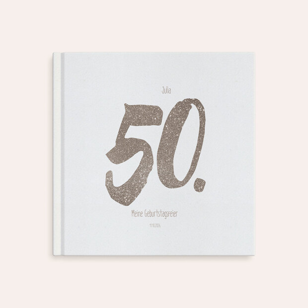 Fotobuch Geburtstag - Goldene Nummer 50