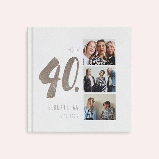 Fotobuch Geburtstag - Goldene Nummer 40