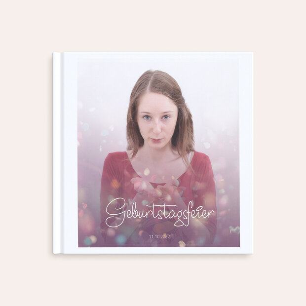 Fotobuch Geburtstag - Glitterregen