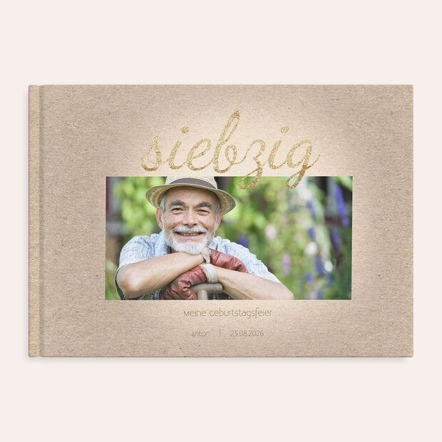 Fotobuch Geburtstag - Goldener Tag 70