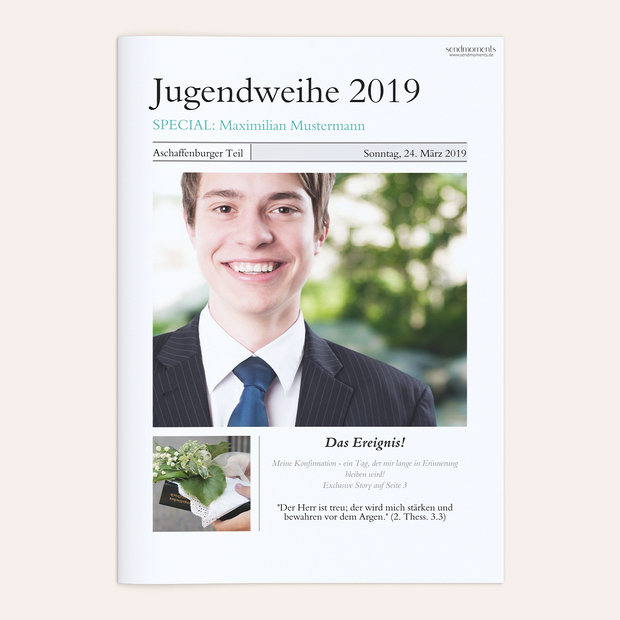 Festzeitung Jugendweihe - Zeitung