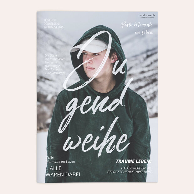 Festzeitung Jugendweihe - Modern faith