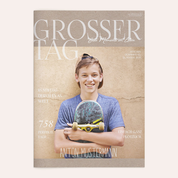 Festzeitung Jugendweihe - Rustique Festschrift