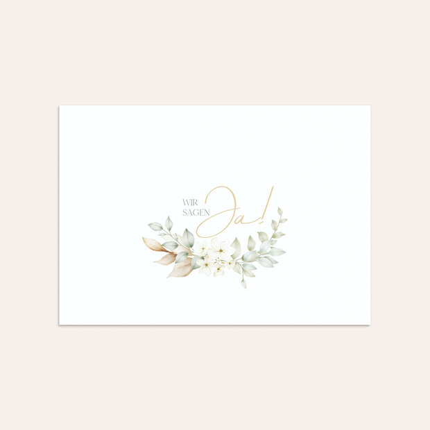 Umschlag mit Design Hochzeit - Romantisches Versprechen