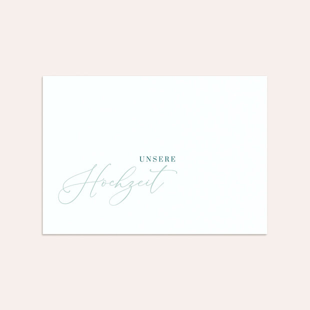 Umschlag mit Design Hochzeit - Ozeanpoesie