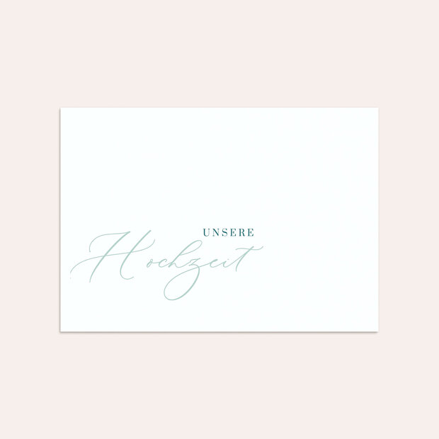Umschlag mit Design Hochzeit - Ozeanpoesie