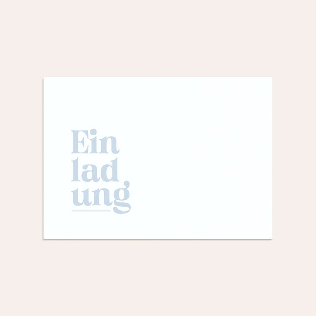 Umschlag mit Design Hochzeit - Das große Wort