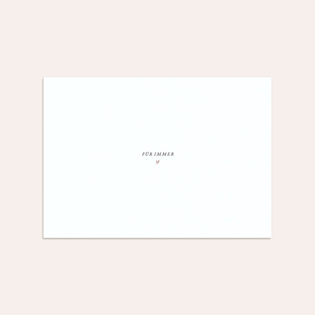 Umschlag mit Design Hochzeit - Für immer wir