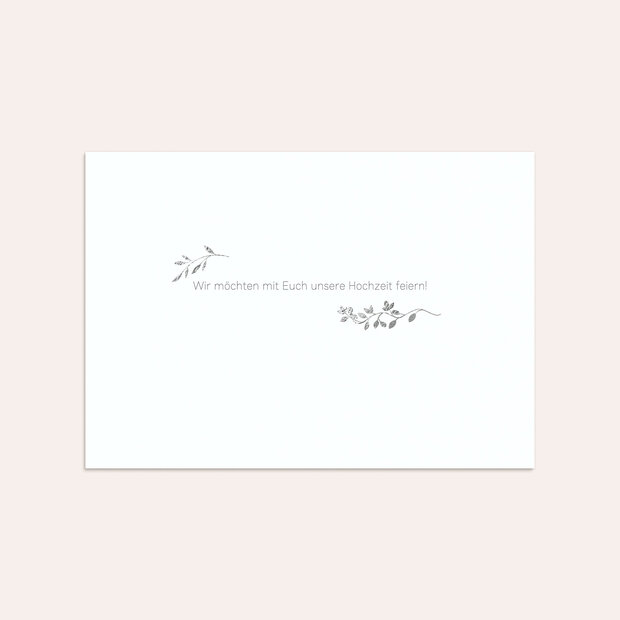Umschlag mit Design Hochzeit - Zweiglein