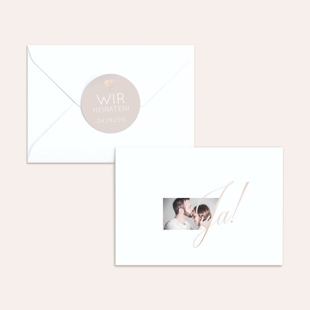 Umschlag mit Design Hochzeit - Glitterfunken