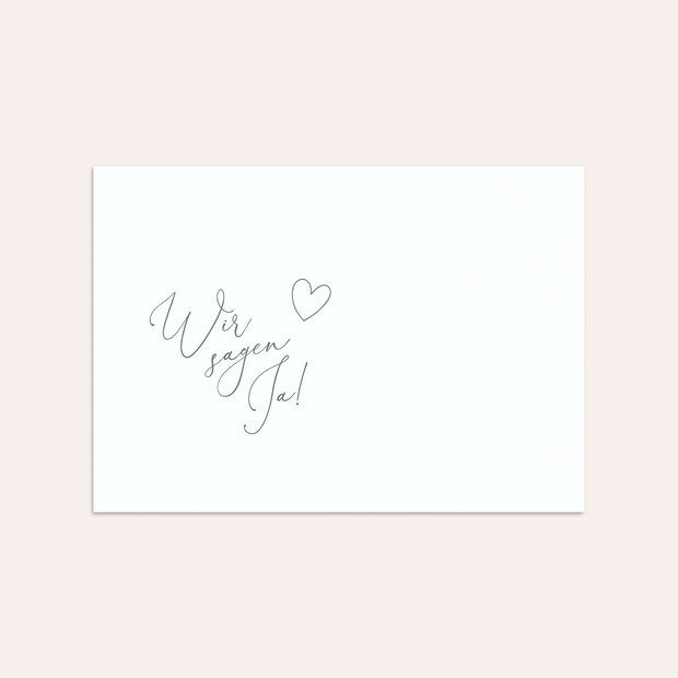 Umschlag mit Design Hochzeit - Silberschimmer