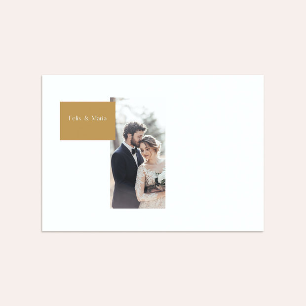 Umschlag mit Design Hochzeit - Trau Dich