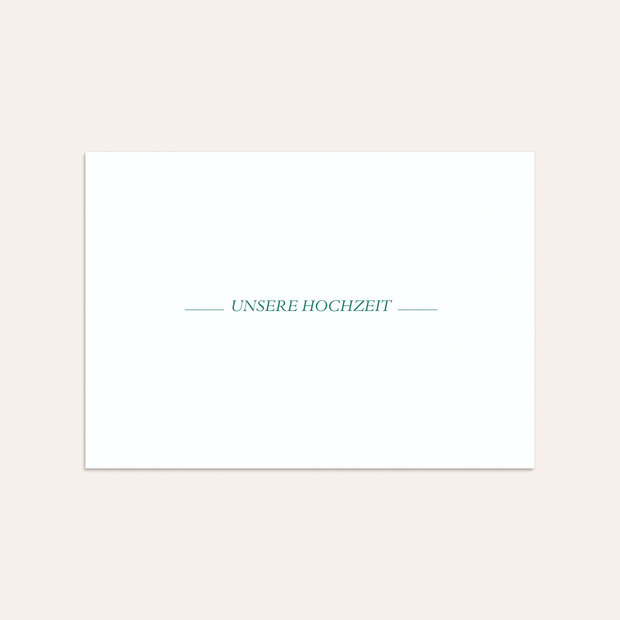 Umschlag mit Design Hochzeit - Emerald Night