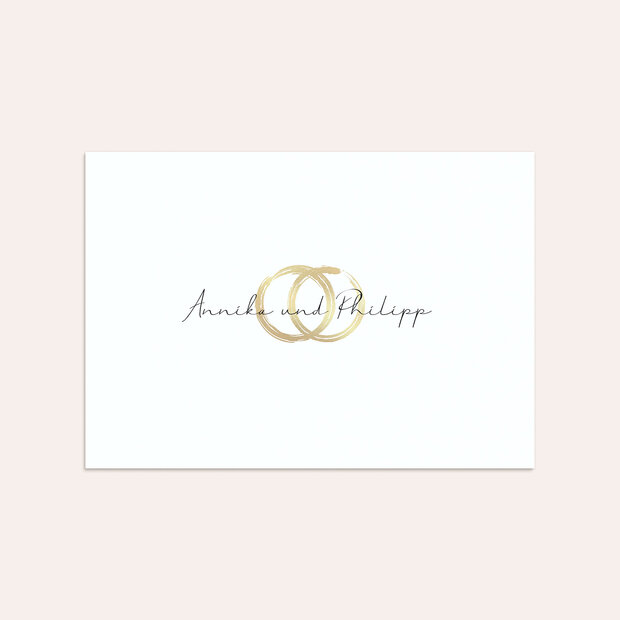 Umschlag mit Design Hochzeit - Noblesse