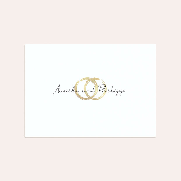 Umschlag mit Design Hochzeit - Noblesse