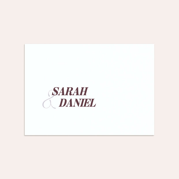 Umschlag mit Design Hochzeit - Violet Color Blocking