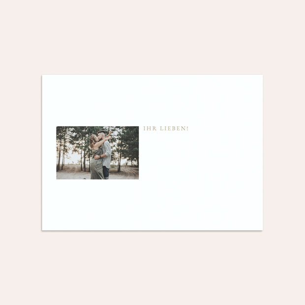 Umschlag mit Design Hochzeit - Gold & Marmor