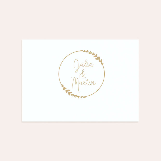 Umschlag mit Design Hochzeit - Freudenfunkeln