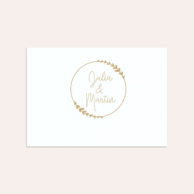 Umschlag mit Design Hochzeit - Freudenfunkeln