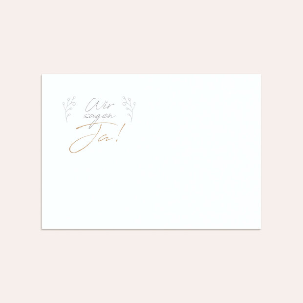 Umschlag mit Design Hochzeit - Hochzeitsgeschichten