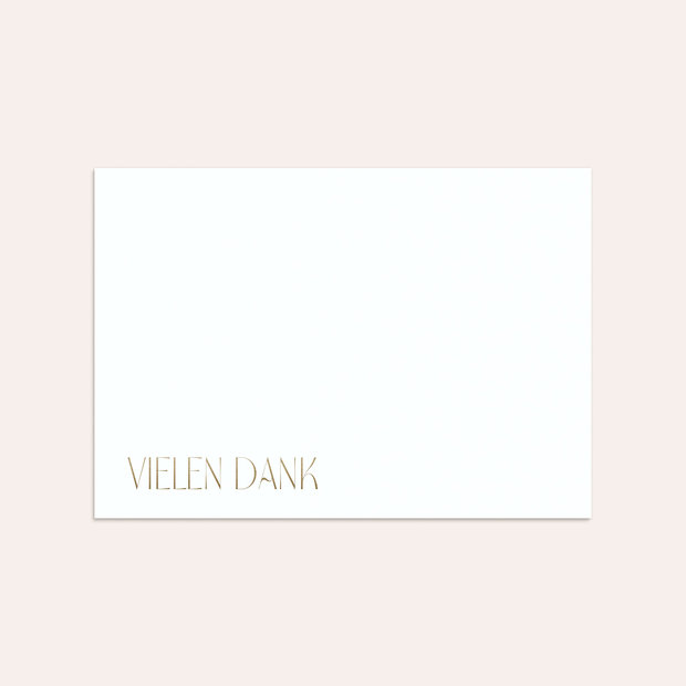 Umschlag mit Design Hochzeit - Unser Herzensdank
