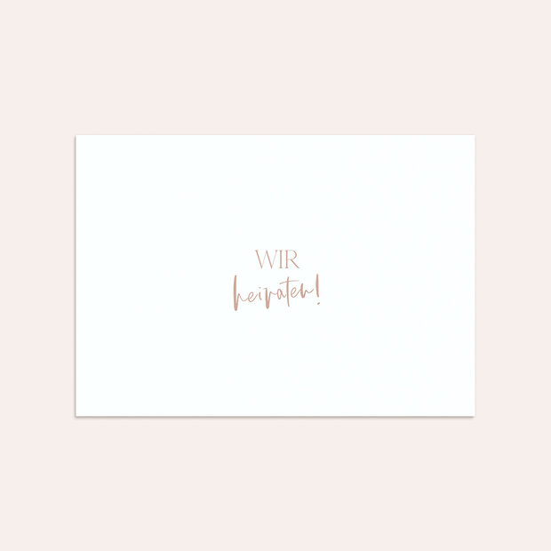 Umschlag mit Design Hochzeit - Zärtliche Verbindung