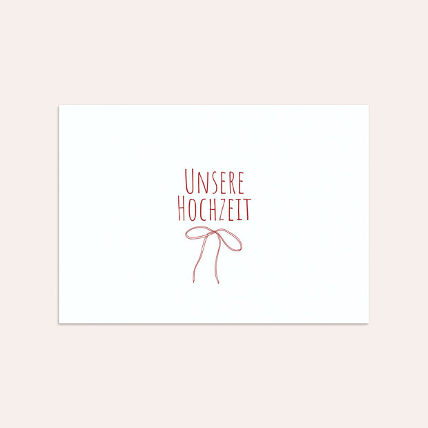 Umschlag mit Design Hochzeit - Clink & Love