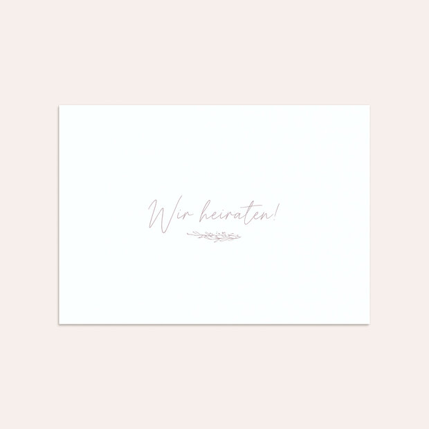 Umschlag mit Design Hochzeit - Zartes Versprechen