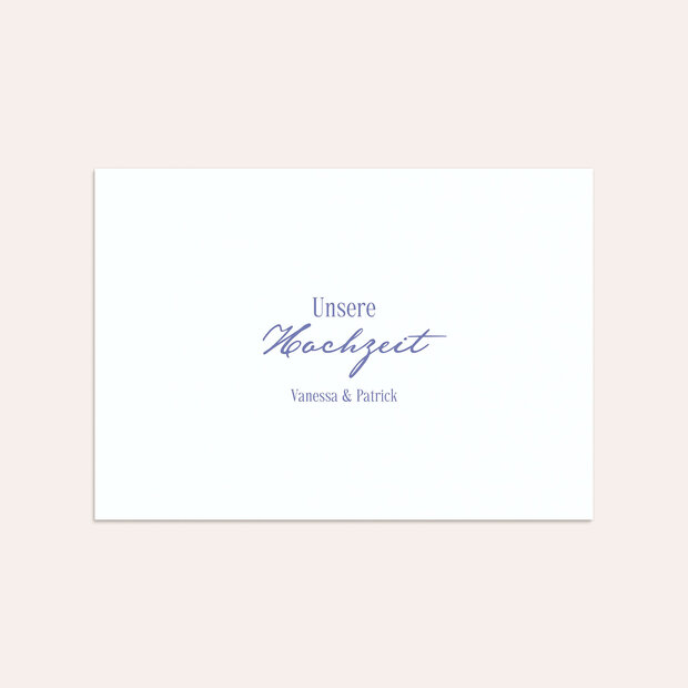 Umschlag mit Design Hochzeit - Romantischer Rosengarten