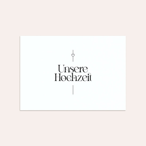 Umschlag mit Design Hochzeit - Bold Wedding Font